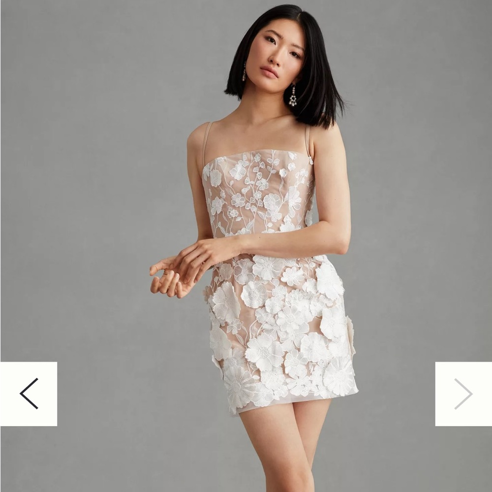 Helsi Structured floral mini dress